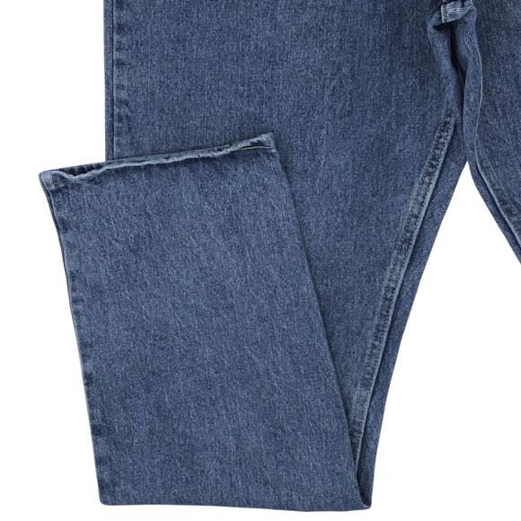 Wrangler Jeans Mens 36x34 Blue Relaxed Fit Comfort Denim Mid Wash - Picture 5 of 12